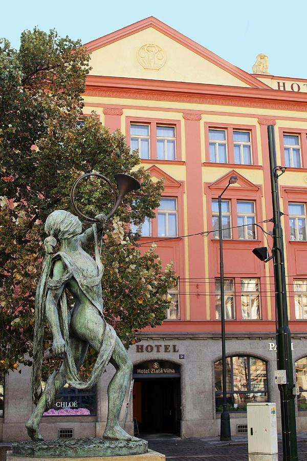 Hotel Zlatá Váha Praga Exterior foto